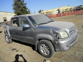 2005 TOYOTA TUNDRA SR5 SILVER DOUBLE CAB 4.7L AT 2WD Z16346